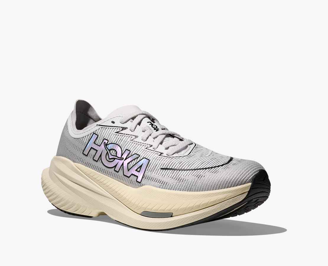 HOKA MACH X 2 - WHITE / COSMIC GREY