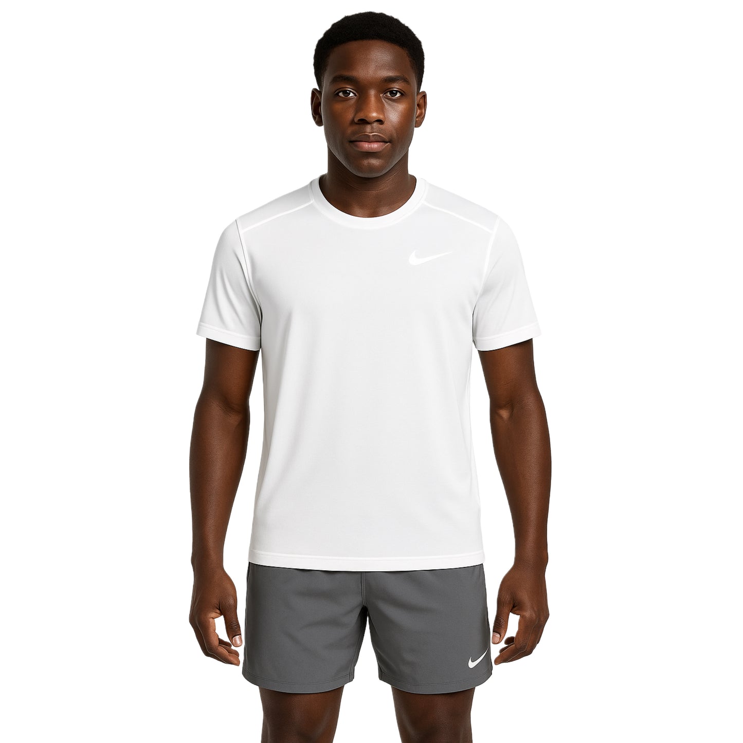 NIKE DRI-FIT MILER 1.0 - ICE WHITE
