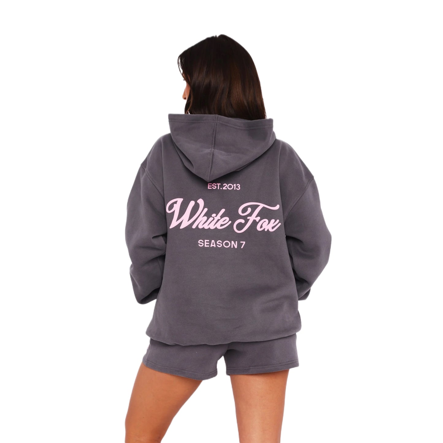 WHITE FOX SEASON 7 OVERSIZED HOODIE - MONUMENT