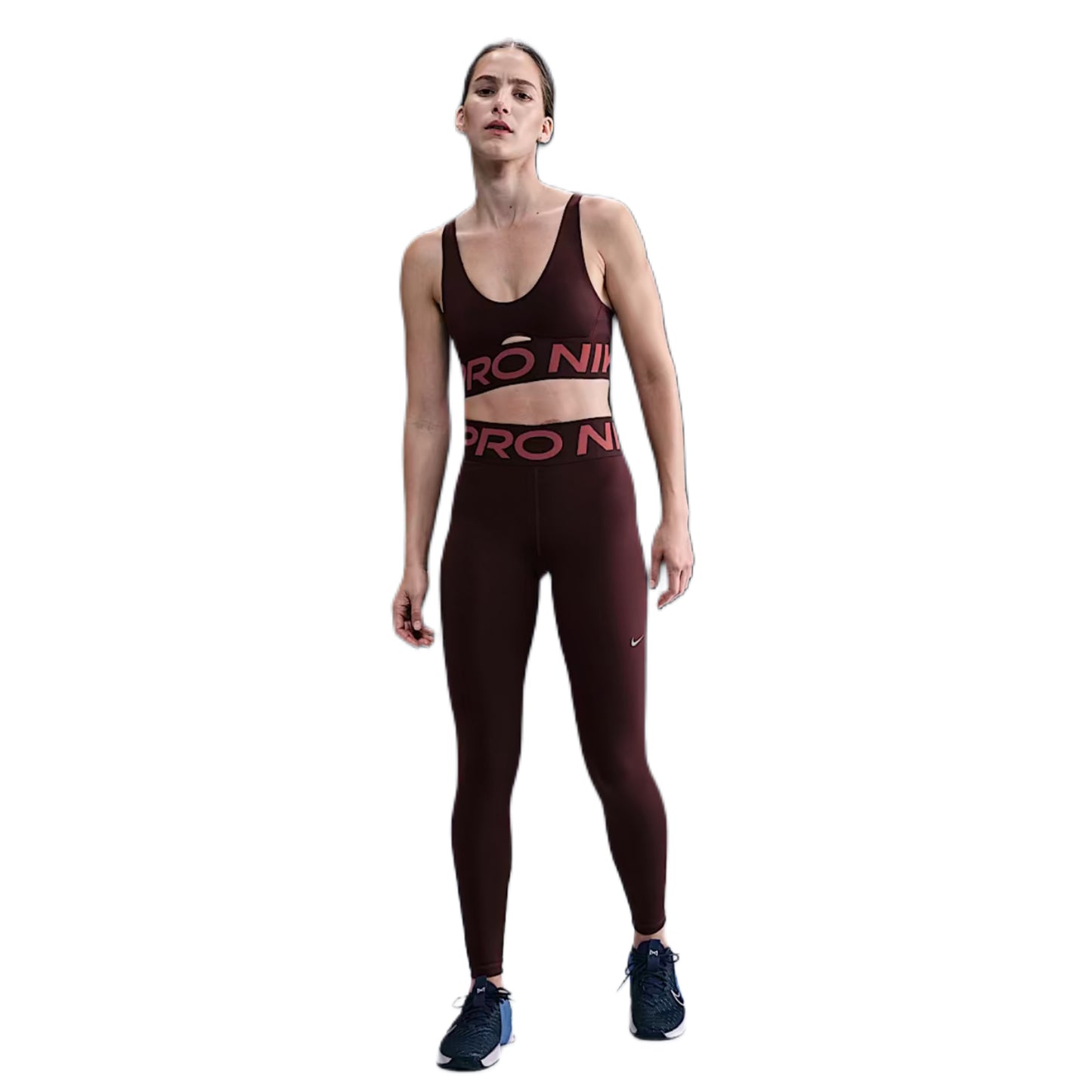 NIKE PRO SCULPT HIGH WAISTED LEGGINGS - BURGUNDY CRUSH