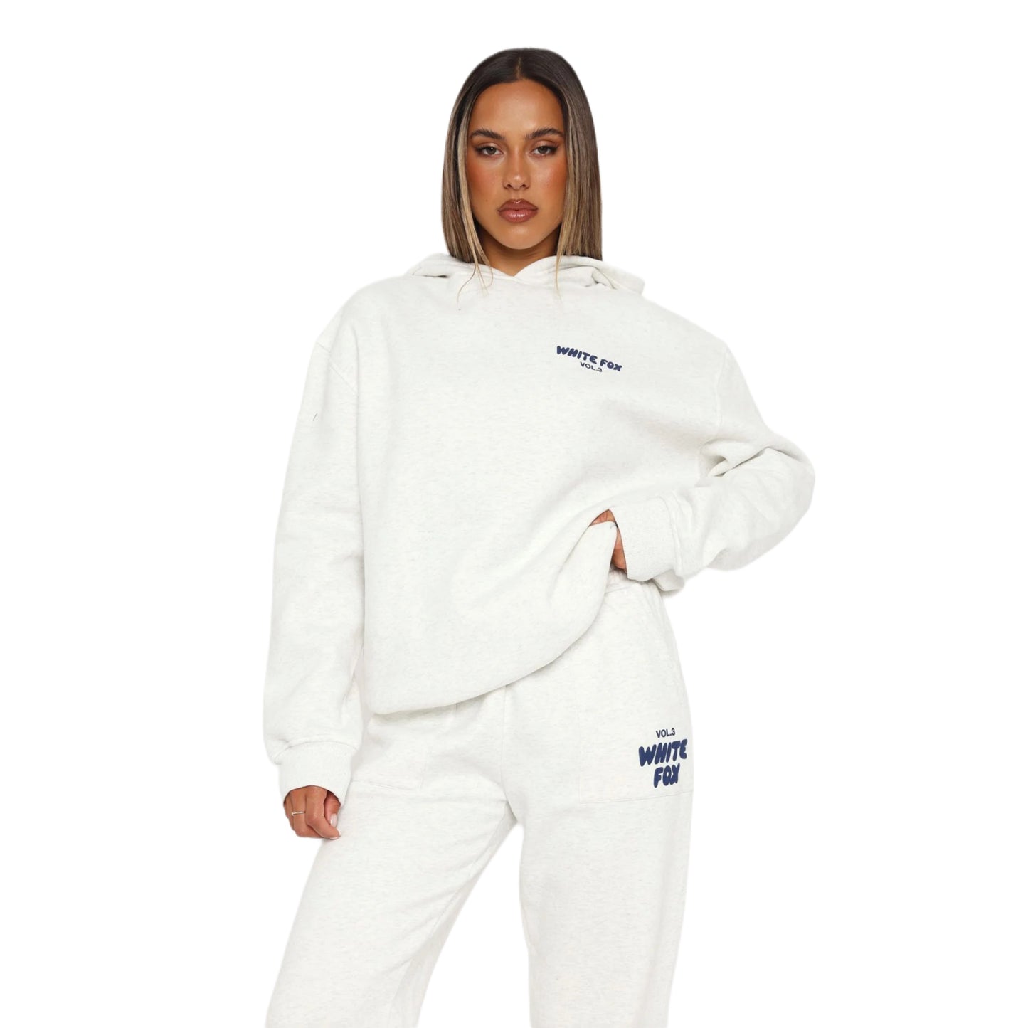 WHITE FOX OFFSTAGE HOODIE - MINERAL GREY