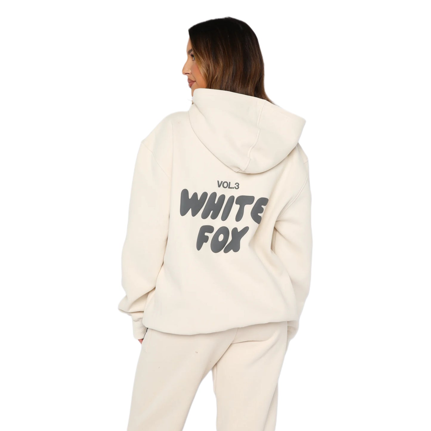 WHITE FOX OFFSTAGE HOODIE - NUDE