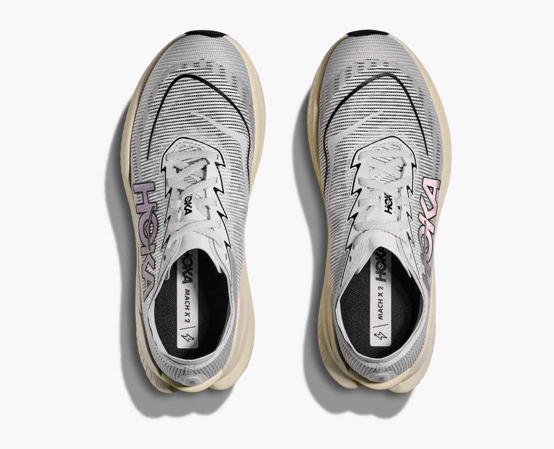 HOKA MACH X 2 - WHITE / COSMIC GREY