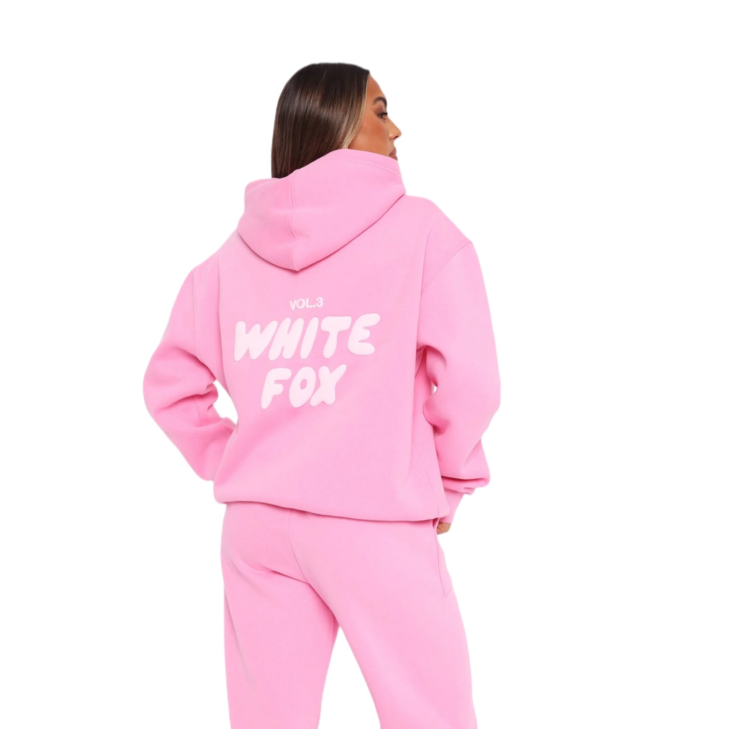 WHITE FOX OFFSTAGE HOODIE - BUBBLEGUM