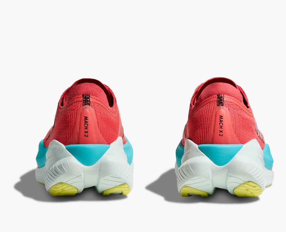 HOKA MACH X 2 - GRAPEFRUIT/ ELECTRIC CORAL