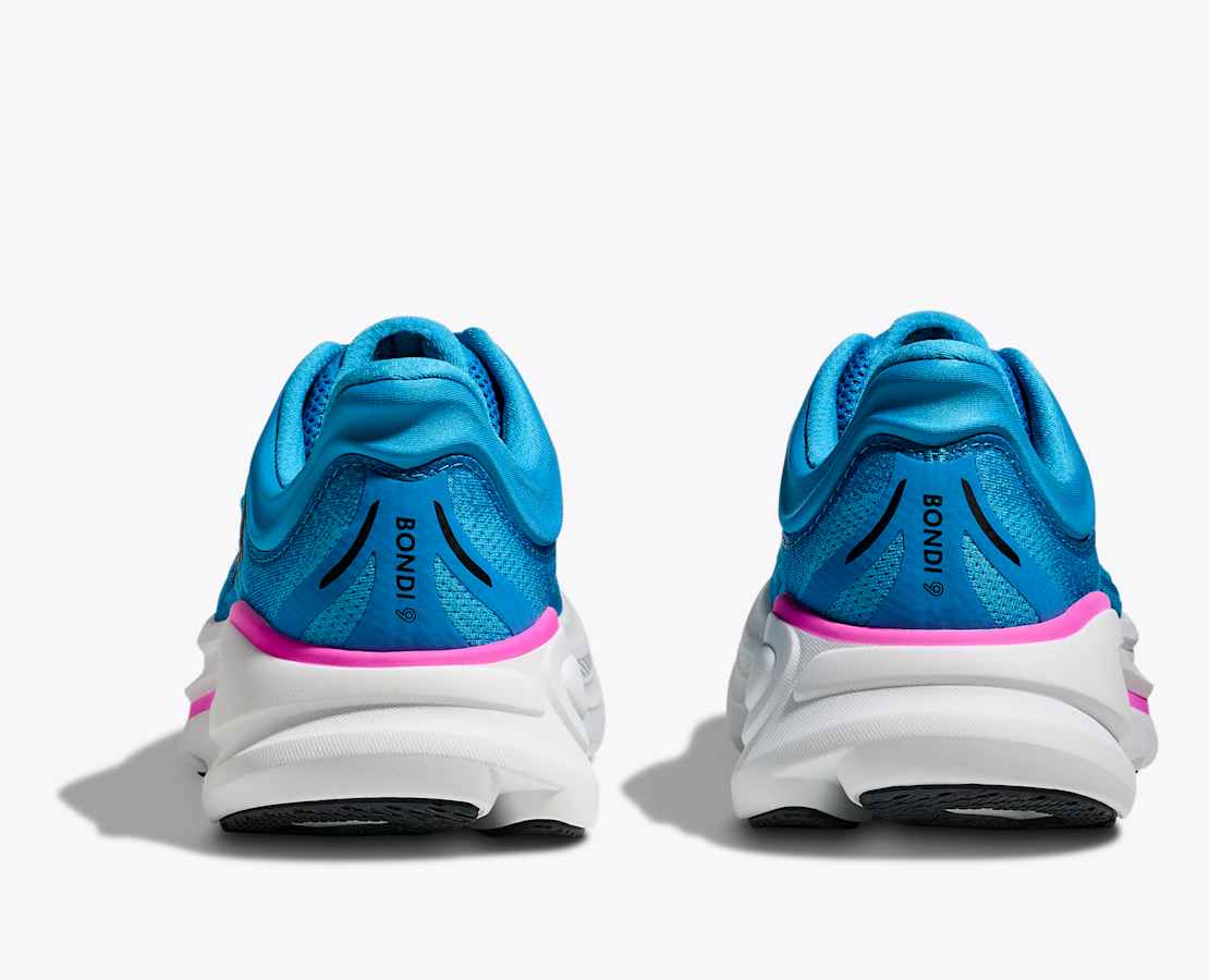 HOKA BONDI 9 - SKYWARD BLUE / NEON FUCHSIA