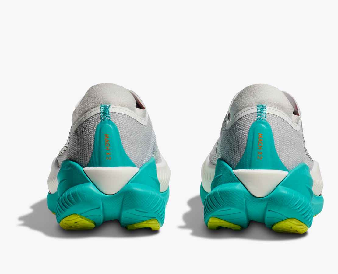 HOKA MACH X 2 - FROST/ ELECTRIC AQUA