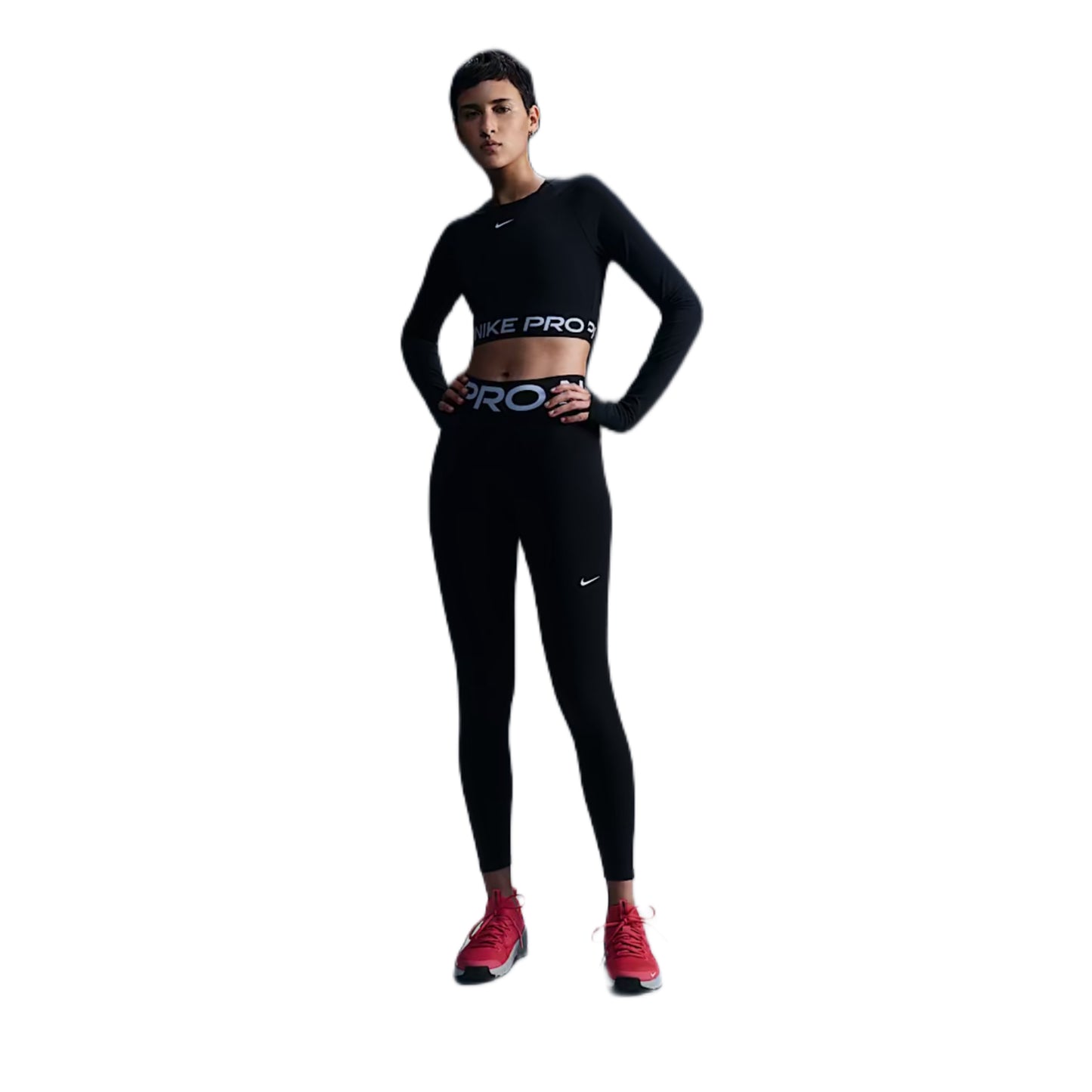 NIKE PRO SCULPT HIGH WAISTED LEGGINGS - BLACK