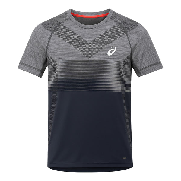 ASICS SEAMLESS T-SHIRT - MIDNIGHT NAVY GREY