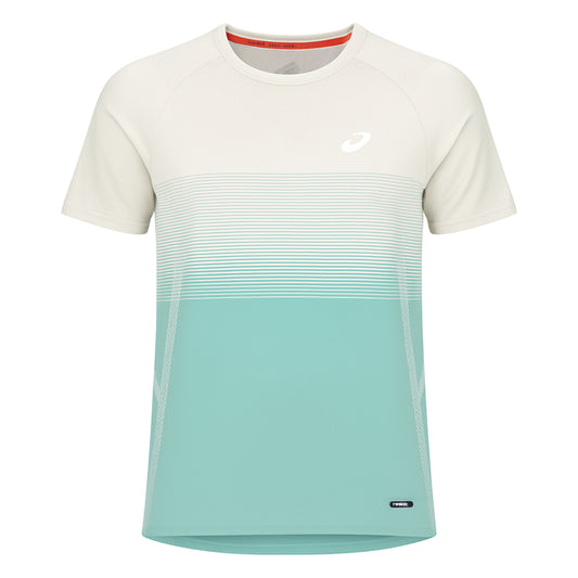 ASICS SEAMLESS T-SHIRT - TEAL FADE