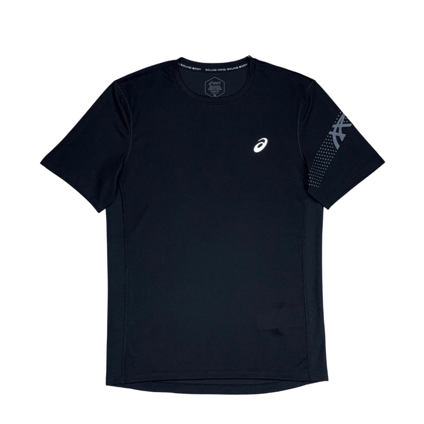 ASICS ICON T-SHIRT - BLACK/GREY