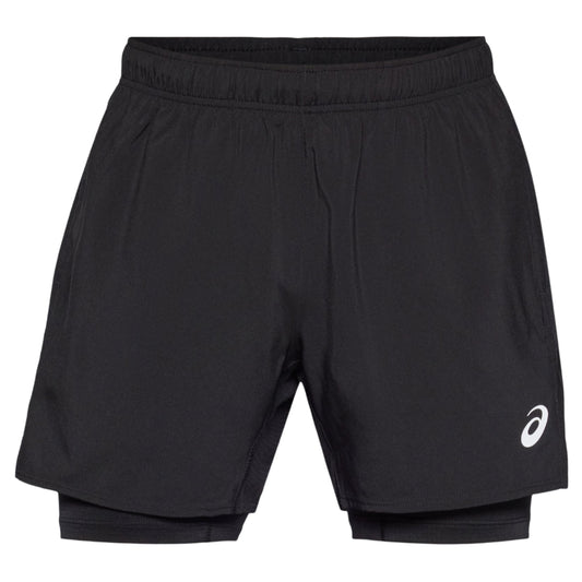 ASICS CORE 2-IN-1 SHORTS - BLACK