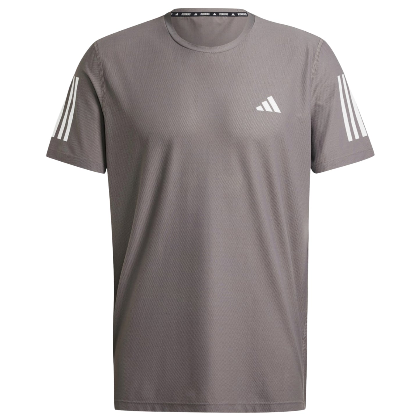 ADIDAS OWN THE RUN T-SHIRT - CHARCOAL