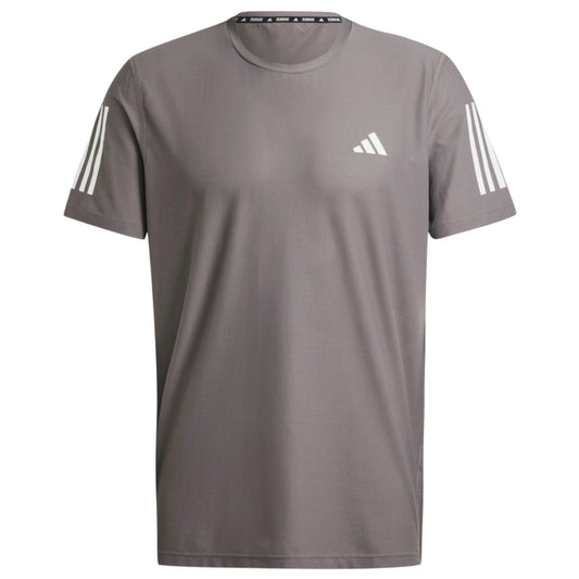 ADIDAS OWN THE RUN T-SHIRT - CHARCOAL