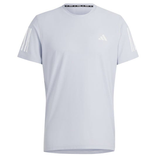 ADIDAS OWN THE RUN T-SHIRT - HALO SILVER