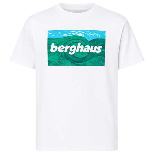 BERGHAUS TWISTED SKIES T-SHIRT - WHITE