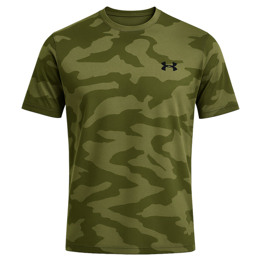 UNDER ARMOUR VELOCITY JACQUARD CAMO T-SHIRT - KHAKI