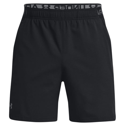UNDER ARMOUR VANISH WOVEN 6 SHORTS - BLACK