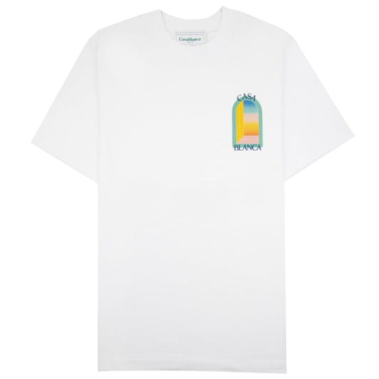 CASABLANCA L ARCH COLORE T-Shirt - WHITE